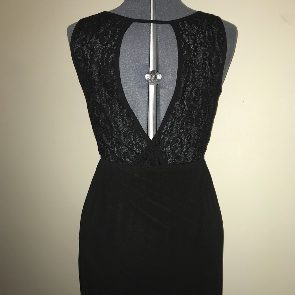 Black maxi dress